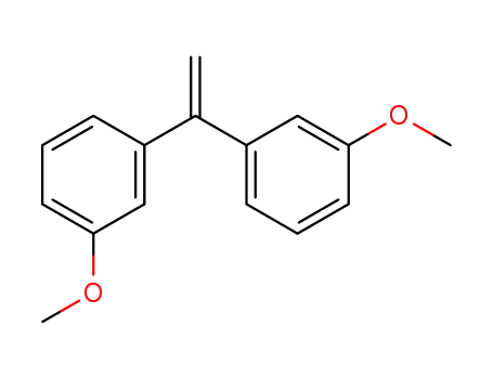 Molecular Structure of 1488-34-2 (Benzene, 1,1'-ethenylidenebis[3-methoxy-)