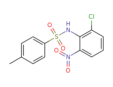 Molecular Structure of 1620787-21-4 (N-(2-chloro-6-nitrophenyl)-4-methylbenzenesulfonamide)