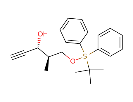 (3R, 4R)-5-((tert-butyldiphenylsilyl)oxy)-4-methylpent-1-yn-3-ol