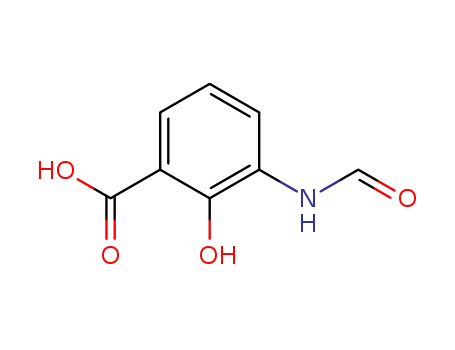 Molecular Structure of 17968-71-7 (2-hydroxy-3-formylaminobenzoic acid)