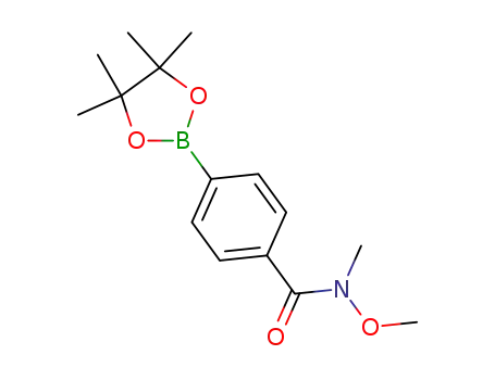 N- 메 톡시 -N- 메틸 -4- (4,4,5,5- 테트라 메틸 -1,3,2- 디 옥사 보 롤란 -2- 일) 벤즈 아미드