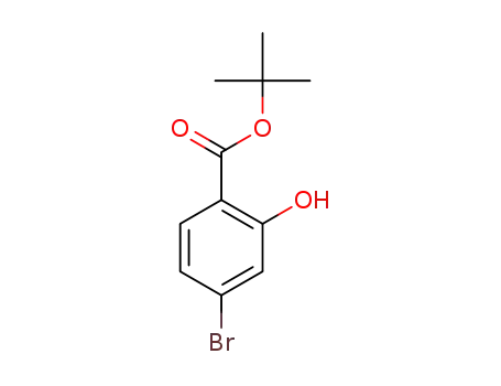 Molecular Structure of 889858-09-7 (tert-Butyl 4-broMo-2-hydroxybenzoate)