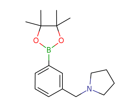 3-(Pyrrolidinomethyl)phenylboronic acid,pinacol ester 884507-45-3