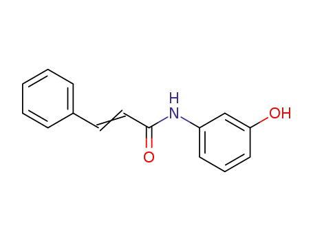 Molecular Structure of 23478-25-3 (N-(3-Hydroxyphenyl)cinnamamide)