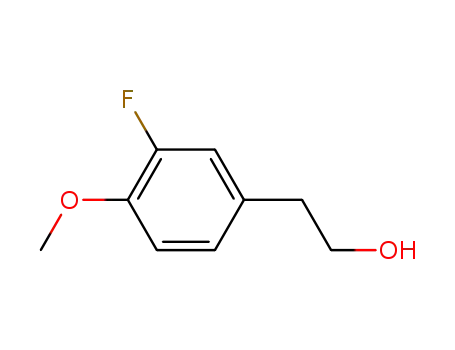 Molecular Structure of 404-91-1 (3-FLUORO-4-METHOXYPHENETHYL ALCOHOL)