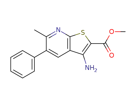 methyl 3-amino-6-methyl-5-phenylthieno[2,3-b]pyridine-2-carboxylate