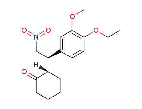 (S)-2-[(R)-1-(4-ethoxy-3-methoxyphenyl)-2-nitroethyl]cyclohexanone