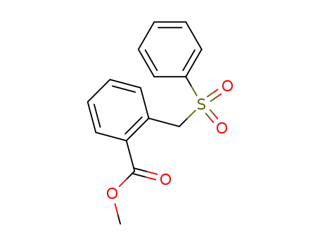 Benzoic acid, 2-[(phenylsulfonyl)methyl]-, methyl ester