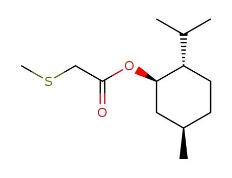 Acetic acid, (methylthio)-,
(1R,2S,5R)-5-methyl-2-(1-methylethyl)cyclohexyl ester