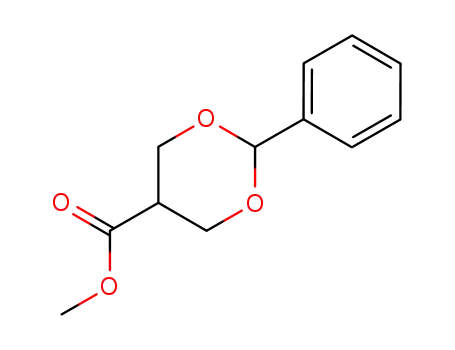 Molecular Structure of 86579-90-0 (2-phenyl-[1,3]dioxane-5-carboxylic acid methyl ester)