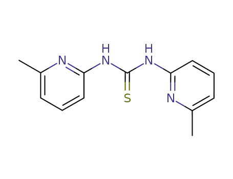 Molecular Structure of 5440-93-7 (1,3-bis(6-methylpyridin-2-yl)thiourea)