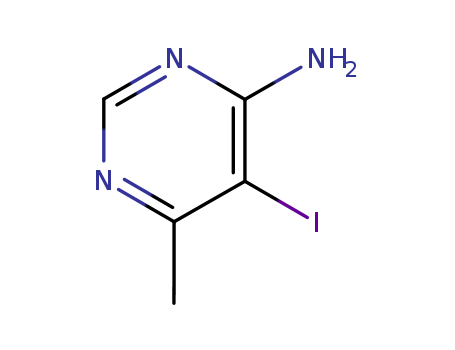 4-Pyrimidinamine,5-iodo-6-methyl-