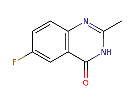 Molecular Structure of 194473-04-6 (6-FLUORO-2-METHYLQUINAZOLIN-4(3H)-ONE)