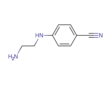 Molecular Structure of 181943-46-4 (Benzonitrile, 4-[(2-aminoethyl)amino]-)