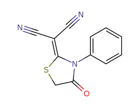 (4-oxo-3-phenyl-1,3-thiazolidin-2-ylidene)propanedinitrile