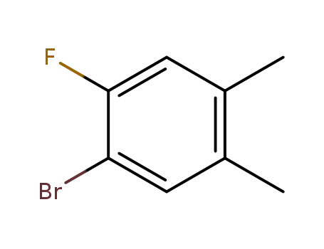 Molecular Structure of 5100-97-0 (1-bromo-2-fluoro-4,5-dimethylbenzene)