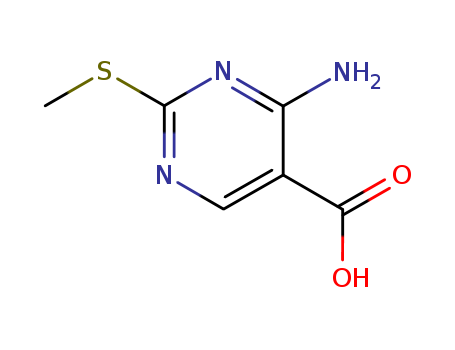 4-Amino-2-(methylthio)pyrimidine-5-carboxylicacid