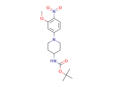tert-Butyl (1-(3-methoxy-4-nitrophenyl)piperidin-4-yl)carbamate