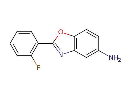 Molecular Structure of 313527-46-7 (2-(2-FLUORO-PHENYL)-BENZOOXAZOL-5-YLAMINE)