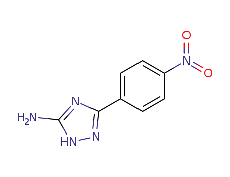 Molecular Structure of 59301-21-2 (5-(4-Nitrophenyl)-4H-1,2,4-triazol-3-amine)