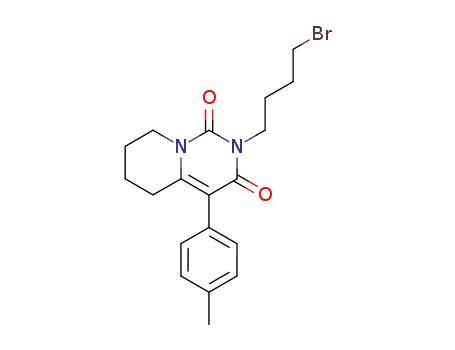 2-(4-bromobutyl)-4-(4-tolyl)-5,6,7,8-tetrahydro-pyrido[1,2-c]pyrimidine-1,3-dione