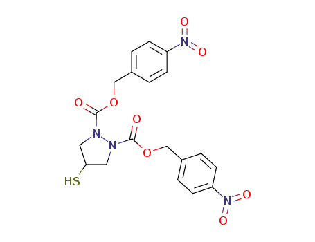1,2-Pyrazolidinedicarboxylic acid, 4-mercapto-,
bis[(4-nitrophenyl)methyl] ester