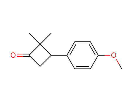 2,2-dimethyl-3-(p-methoxyphenyl)cyclobutanone