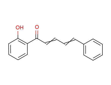 Molecular Structure of 41420-57-9 ((2E,4E)-1-(2-hydroxyphenyl)-5-phenylpenta-2,4-dien-1-one)