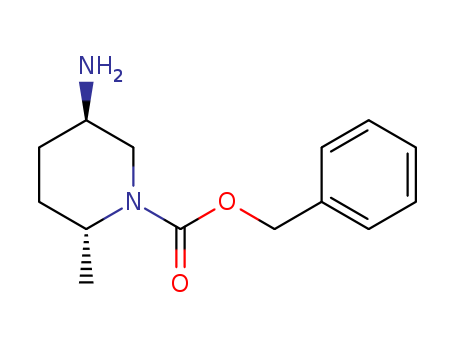 1-Piperidinecarboxylic acid, 5-amino-2-methyl-, phenylmethyl ester, (2S,5R)-