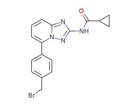 N-[5-[4-(Bromomethyl)phenyl][1,2,4]triazolo[1,5-a]pyridin-2-yl]cyclopropanecarboxamide