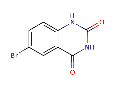 Molecular Structure of 88145-89-5 (6-BROMO-2,4(1H,3H)-QUINAZOLINEDIONE)