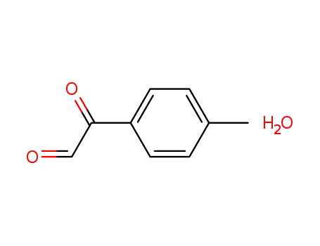 Molecular Structure of 7466-72-0 (2-oxo-2-p-tolylacetaldehyde hydrate)