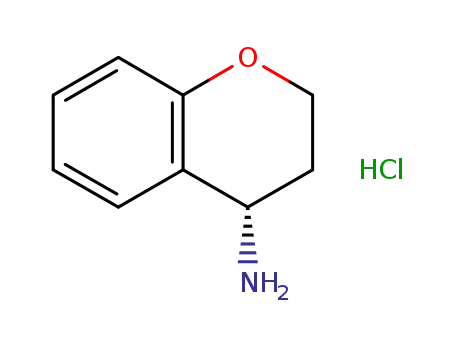 Molecular Structure of 1035093-81-2 ((S)-CHROMAN-4-YLAMINE HYDROCHLORIDE)