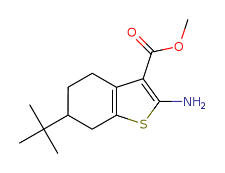 2-AMINO-6-TERT-BUTYL-4,5,6,7-TETRAHYDRO-BENZO[B]THIOPHENE-3-CARBOXYLIC ACID METHYL ESTER