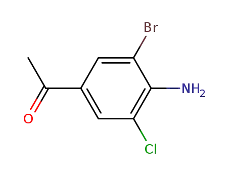 4-amino-3-bromo-5-chloroacetophenone