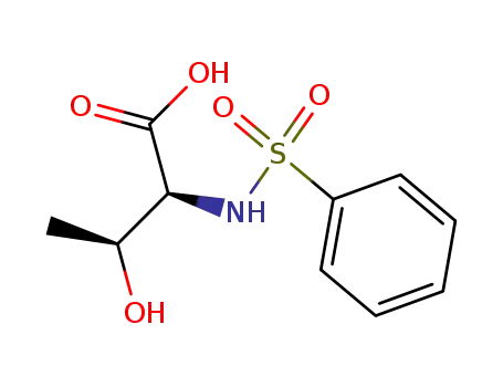 3-hydroxy-2-[(phenylsulfonyl)amino]butanoic acid