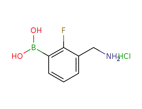 3-(Aminomethyl)-2-fluorophenylboronic acid, HCl