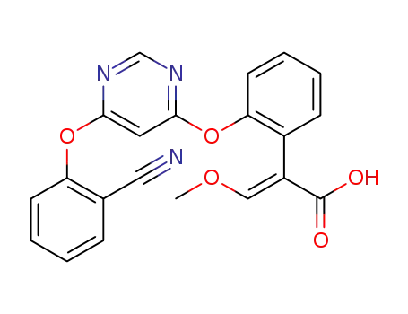 (E)-[2-[6-(2-cyanophenoxy)pyrimidin-4-yloxy]phenyl]-3-methoxyacrylic acid