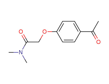 Molecular Structure of 731821-83-3 (2-(4-ACETYLPHENOXY)-N,N-DIMETHYLACETAMIDE)