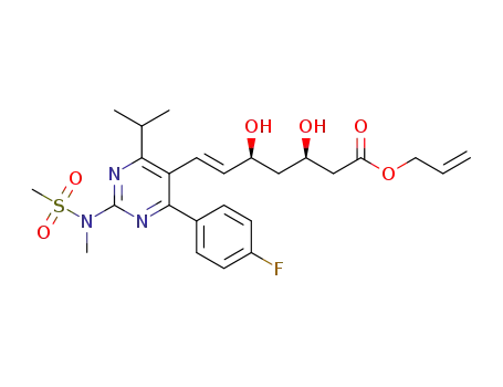 Molecular Structure of 1352945-05-1 (rosuvastatin allyl ester)