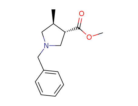 methyl (3S,4S)-1-benzyl-4-methylpyrrolidine-3-carboxylate