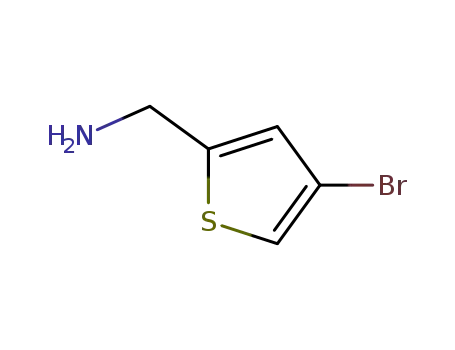 Molecular Structure of 479090-38-5 (4-BROMOTHIOPHEN-2-YLMETHYLAMINE)