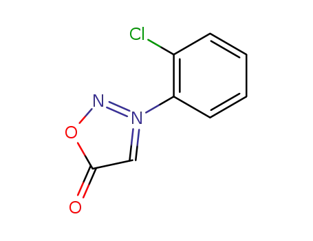 Molecular Structure of 5226-48-2 (3-(2-chlorophenyl)-1,2,3-oxadiazol-3-ium-5-olate)