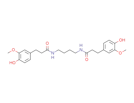 N,N'-(butane-1,4-diyl)bis(3-(4-hydroxy-3-methoxyphenyl)propanamide)