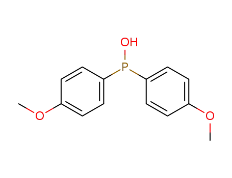 Molecular Structure of 224620-26-2 (Phosphinous acid, bis(4-methoxyphenyl)-)