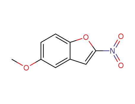 Molecular Structure of 30335-72-9 (Benzofuran,5-methoxy-2-nitro-)