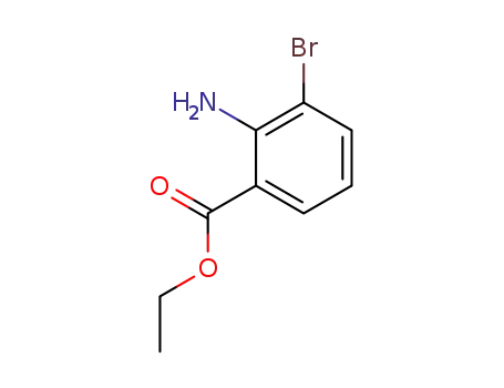 Molecular Structure of 1342707-37-2 (ethyl 2-amino-3-bromobenzoate)