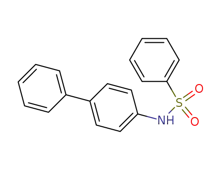 Molecular Structure of 13607-48-2 (N-4-Biphenylylbenzenesulfonamide)