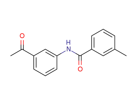 Molecular Structure of 315669-99-9 (N-(3-Acetylphenyl)-3-methylbenzamide)
