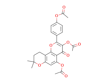 3,5-diacetoxy-2-(4-acetoxy-phenyl)-8,8-dimethyl-9,10-dihydro-8<i>H</i>-pyrano[2,3-<i>f</i>]chromen-4-one